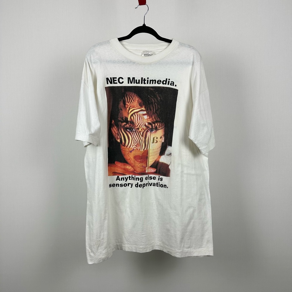 Vintage 90s NEC Multimedia SingleStitch T Shirt Men's XXXL RAREApple Bose